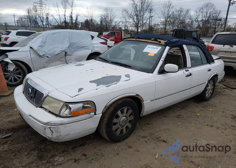 2004 Mercury Grand Marquis Ls from USA, damaged, VIN 2MEFM75W24X680932